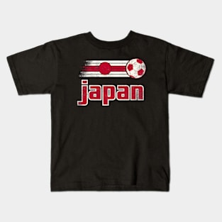 Japan Soccer Retro Vintage Kids T-Shirt